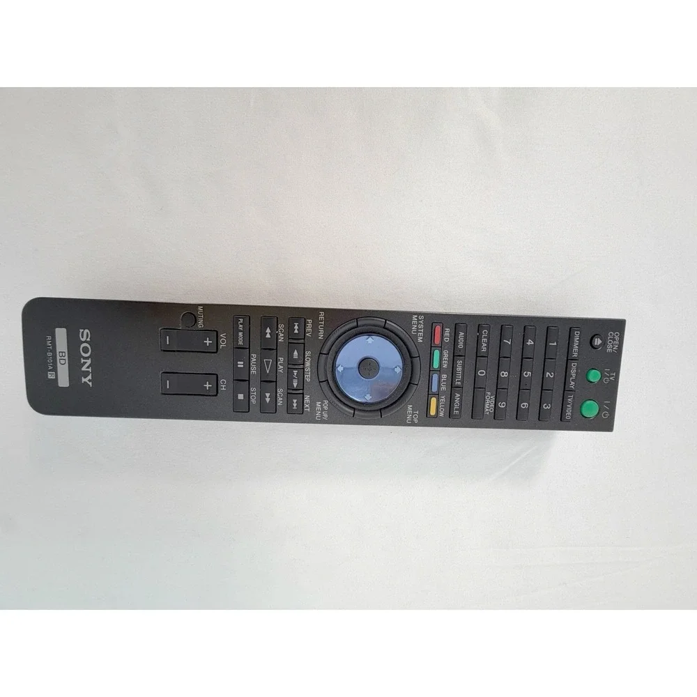 Sony RMT-B101A Blu-ray Disc Player Remote Control Genuine OEM Replacement 105-15